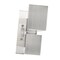 Z-Lite Zane Vanity, 2-Light, 25 In.W x 2.5 In.L x 5 In.H, Brushed Nickel/Frosted 1008-25W-BN-LED - alternate 3